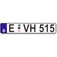 Germany Deutschland EEC Plate
