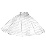Full circle skirt-136 by MALCO MODES