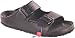 Birkenstock slippers Monterey from Leather in Dark Brown with a regular insole