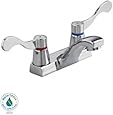 American Standard 5400172H.002 Heritage Centerset Lavatory Faucet with Brass Wrist Blade Handles, Chrome
