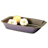 Review   / Kavalon by Simax 2.4 qt. Blue Glass Rectangular Roaster Dish