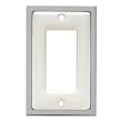 Ceramic Insert Single GFCI/Rocker Wall Plate- Set of 2