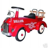 Great Gizmos Speedster Ride-On - Fire Engine