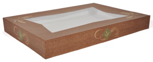 Southern Champion Tray 24256 Clay Coated Kraft Paperboard Hearthstone Window Bakery Top Only, 26-1/2