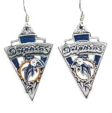 Set of 2 Miami Dolphins Dangle Earrings - NFL Football Fan Shop Sports Team Merchandise