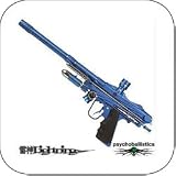 Psycho Ballistic Lightning Deluxe Paintball Gun (Blue)
