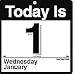 [Item]: Daily Desk Calender [Additional Info]: Daily Desk Calendar Has Space for Notes. Today Is desk calendar features one weekday per page and extra-large numbers are easy to read. Julian dates; black rigid vinyl backboard with eyelet for hanging; ref