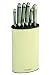 Typhoon Retro Vanilla Cream Knife Block Set