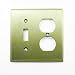 Satin Nickel 2 Gang Toggle Duplex Wall Plate