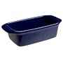 Chantal Ceramic 1-1/2 Quart Classic Loaf Pan, Cobalt Blue
