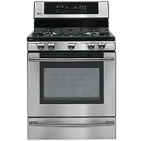 LG Lrg30355st 5.0 Cu. Ft. Gas Range With 5 Burners Warming Drawer Smoothtouch Controls Stainless Steel