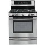 5.0 cu.ft. Freestanding Gas Range : Stainless Steel