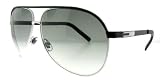 31TTX7h3ktL. SL160  Gucci 1827/S Aviator Sunglasses,White & Black Frame/Grey Gradient Lens,One Size