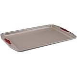 Paula Deen Signature Nonstick Bakeware with Red Grips 10-Inch by 15-Inch Cookie Sheet Pan