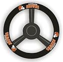 Cleveland Browns Leather Steering Wheel Cover