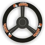 Cleveland Browns Leather Steering Wheel Cover