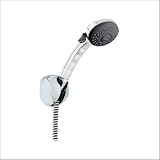 Alsons 410PBCPK Full Spray Push Button Hand Shower Wall Mount Unit, Chrome