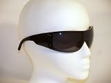 Search : Louis Cardin UV 400 Black Frame Sunglasses - Wraparound Design UV400