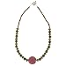 EXP Handmade Unakite & Silver Necklace