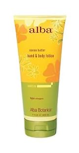 Alba Botanica Cocoa Butter Hand & Body Lotio, 7 oz