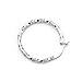 MBLife 925 Sterling Silver Medium Stunning Twisted Hoop Earrings (Diameter 1.2