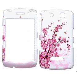 Fits Blackberry 9500 Storm 9530 Thunder Verizon Cell Phone Snap on Protector Faceplate Cover Housing Case – Spring Flowers