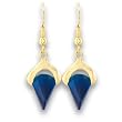 Womens Laser Cut Cubic Zirconia Earrings