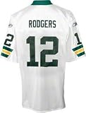 Aaron Rodgers Green Bay Packer Reebok White Away Jersey Youth Boys Size S 8 Team Apparel