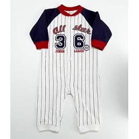 Newborn Boys Carter's #36 Baseball Coverall