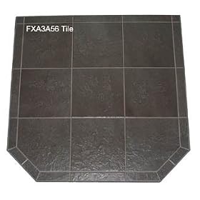 Kalvin International SP4-FXA3A56 48 x 48 Wall Hearth Pad - Standard Edge by Kalvin International