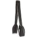 Carlisle 460903 Black 9-1/32-Inch Carly Salad Tong (Case of 12)