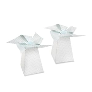 Kate Aspen Whimsical Moments Pinwheel Favor Box, Blue