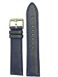 Watch Band Antique Blue Genuine Leather Stitched Strap 16 millimeter