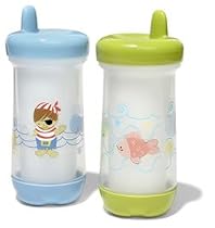 Sip & Smile Insulated Cup 9-oz - 2 pk - Green / Blue