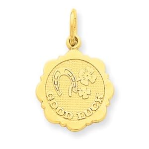 14k Good Luck Charm by