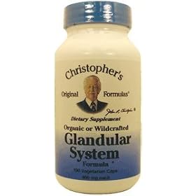 Click here to buy Glandular System Formula 100 caps by Dr. Christopher's Cap Formula.