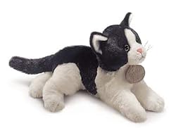 BLACK AND WHITE CAT YOMIKO CLASSIC PLUSH TOY 12"