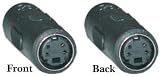 S-Video (MiniDin4) Female / Female Gender Changer, Coupler