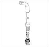 KVK　旧ＭＹＭ補修部品　【HC767DW/800】　旧MYMキッチン・洗面シャワー部品　旧ＭＹＭ洗髪水栓用ホルダー部