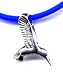 Sporting Goods : 15" Blue Hummingbird Necklace Sterling Silver Jewelry Gift Boxed