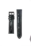 18mm Forest Green Genuine Crocodile Watchband from Italy Breitling Style
