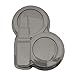 CK Products 49-5404 Plastic Lipstick Compact Cake Pan, White