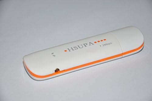 FruitFans Portable wireless internet 7.2Mbps MODEM with sim card slot For Tablet Android With External Antenna Port WCDMA 2100MHZ EDGE 900 1800MHZ HU7200 6 (White with Orange)
