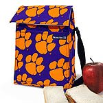 Clemson University Logo Tigers Lunch Tote **NOTE**ORDER BY 3:30PM EST TODAY DEC 22, CHOOSE 2nd DAY AIR FOR DELIVERY DEC 24th!**Insulated Bag COOLER Lunchbox Tote Lunchboxes SEARCH BROAD BAY LUNCH FOR OTHER DESIGNS - CHRISTMAS GIFT IDEAS for HIM or HER Ki