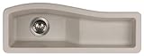Swanstone QZES-3011.076 30-Inch by 11-Inch Undermount/Drop-In Entertainment Sink, Granito