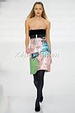$5490 New VALENTINO Multi Graffiti Strapless Dress 4
