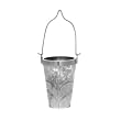 Antique Silver Mercury Glass Hanging Votive