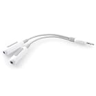Griffin SmartShare Headphone Splitter with Individual Volume Control White