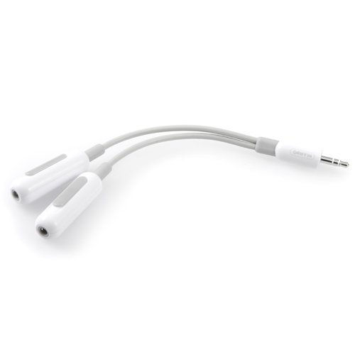 Griffin SmartShare Headphone Splitter with Individual Volume Control White