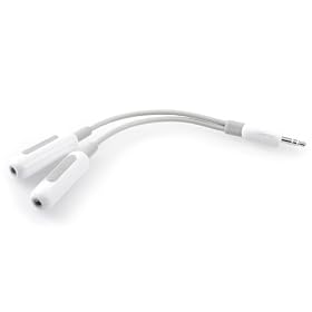 Griffin SmartShare Headphone Splitter with Individual Volume Control White